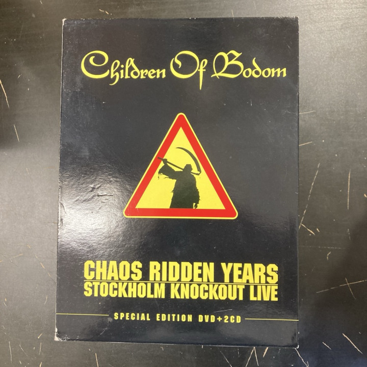 Children Of Bodom - Chaos Ridden Years (special edition) DVD+2CD (VG-VG+/VG) -melodic death metal- (huom! kansivihko puuttuu)